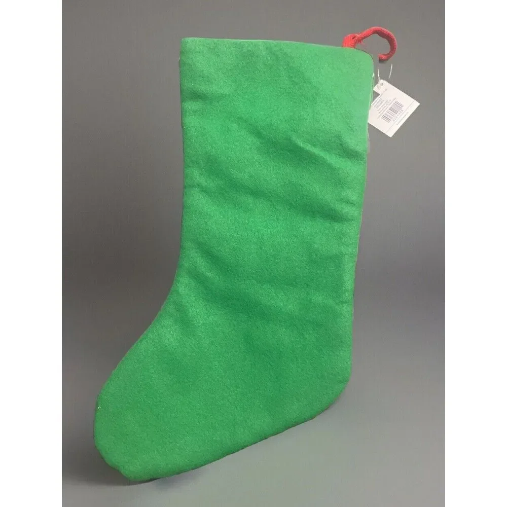 Knitted Cat ✨Christmas Stocking Knit Black‎ Kitty Cat Holiday Stocking 17.5